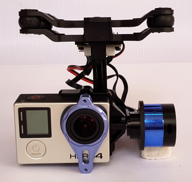 Cámara y gimbal para GoPro Hero