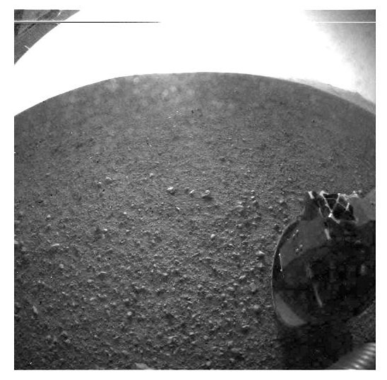 Primera Foto del Curiosity